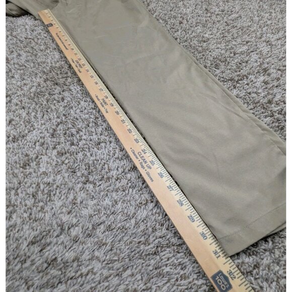Nike Dri-Fit Golf Pants Mens 32x32 Beige Khaki Chino Performance Standard Fit - Picture 6 of 6